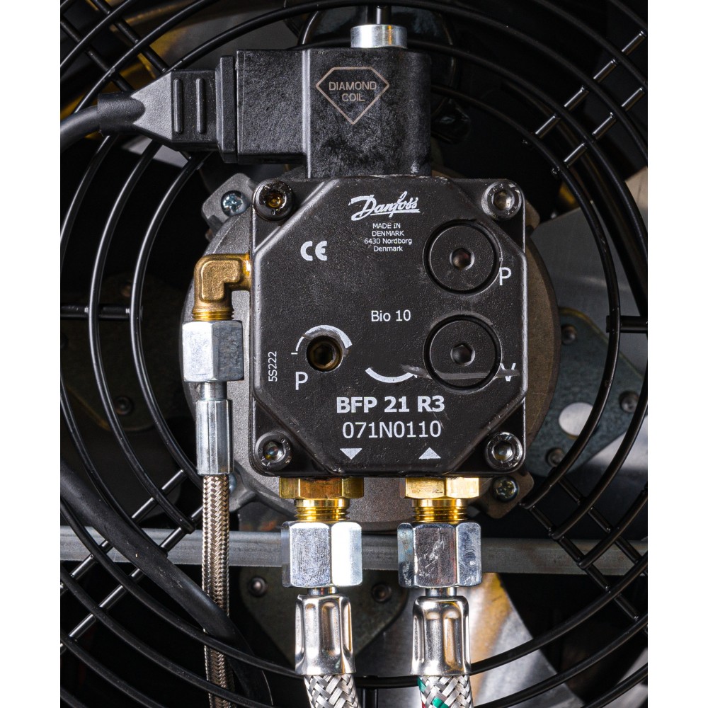 Dyzelinis šildytuvas Powermat 65KW su kaminu