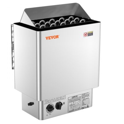 Elektrinė pirties krosnelė VEVOR 8 kW, nerūdijantis plienas, 400 V